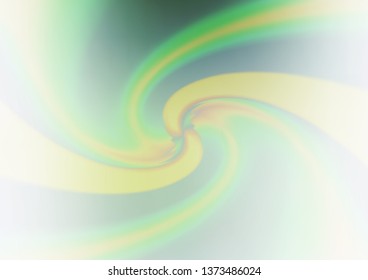 Light Green vector bokeh and colorful pattern. Colorful illustration in abstract style with gradient. The template can be used for your brand book.