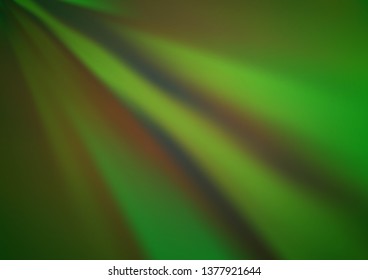Light Green vector bokeh and colorful pattern. A completely new color illustration in a bokeh style. The best blurred design for your business.