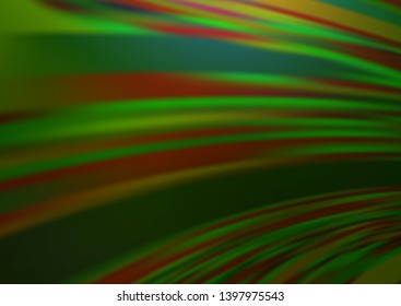 Light Green vector bokeh and colorful pattern. A vague abstract illustration with gradient. The best blurred design for your business.
