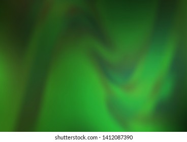 Light Green vector bokeh and colorful pattern. Colorful abstract illustration with gradient. A completely new design for your business.