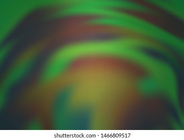 Light Green vector bokeh and colorful pattern. A vague abstract illustration with gradient. A new texture for your design.