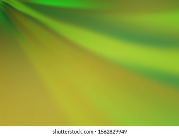 Light Green vector bokeh and colorful pattern. Colorful abstract illustration with gradient. Brand new design for your business.
