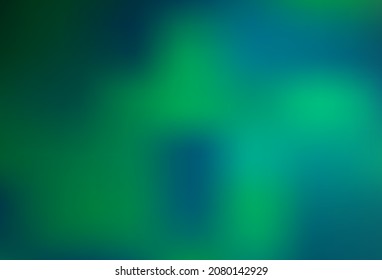 Light Green vector bokeh and colorful pattern. A completely new color illustration in a bokeh style. Simple design for your business.