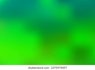 Light Green vector bokeh and colorful pattern. Modern abstract illustration with gradient. Brand new design for your business.