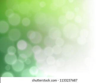 Light Green vector bokeh pattern. Creative illustration in halftone style with gradient. Brand new style for your business design.