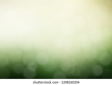 Light Green vector bokeh pattern. A vague abstract illustration with gradient. The best blurred design for your business.