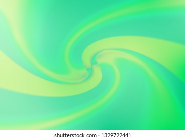 Light Green vector bokeh pattern. Colorful illustration in blurry style with gradient. Brand new style for your business design.