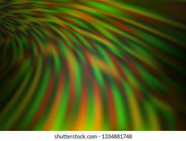 Light Green vector bokeh pattern. A vague abstract illustration with gradient. Brand new style for your business design.
