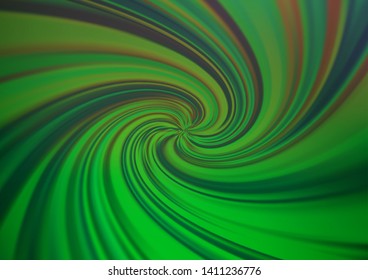 Light Green vector bokeh pattern. Modern geometrical abstract illustration with gradient. The template for backgrounds of cell phones.
