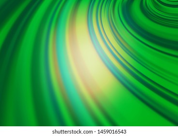 Light Green vector bokeh pattern. Colorful abstract illustration with gradient. The best blurred design for your business.