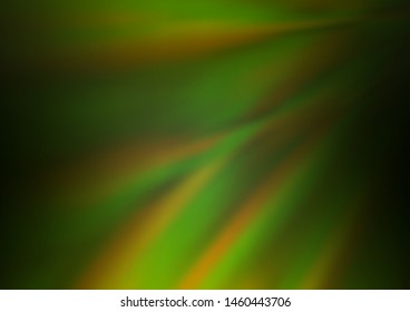 Light Green vector bokeh pattern. A vague abstract illustration with gradient. The best blurred design for your business.