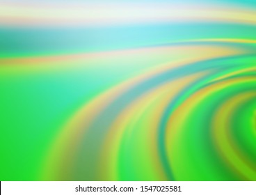 Light Green vector bokeh pattern. Colorful abstract illustration with gradient. Brand new design for your business.