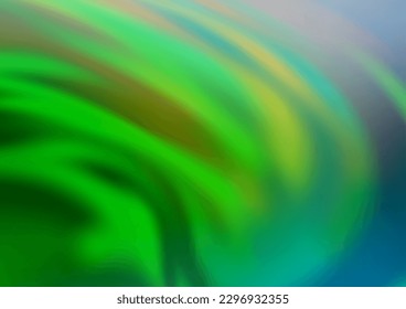 Light Green vector bokeh pattern. Colorful abstract illustration with gradient. A completely new design for your business.