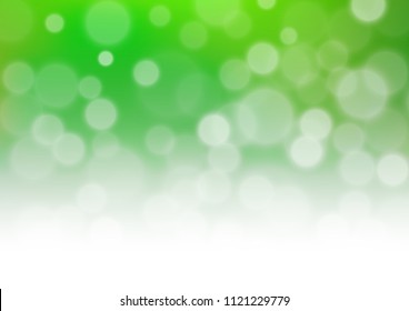 Light Green vector bokeh template. Shining colorful illustration in a Brand new style. The elegant pattern for brand book.