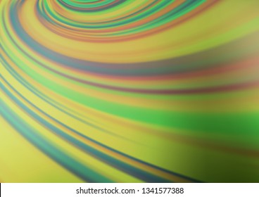 Light Green vector bokeh template. Creative illustration in halftone style with gradient. A completely new design for your business.