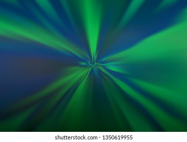 Light Green vector bokeh template. A completely new color illustration in a bokeh style. A completely new design for your business.