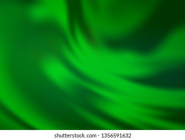 Light Green vector bokeh template. Colorful abstract illustration with gradient. Brand new design for your business.