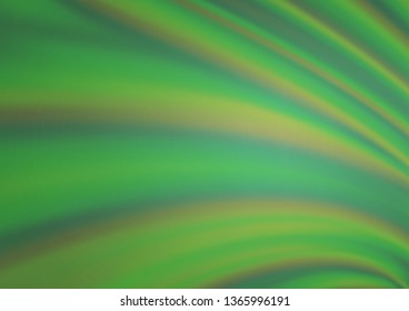Light Green vector bokeh template. Colorful illustration in blurry style with gradient. The background for your creative designs.