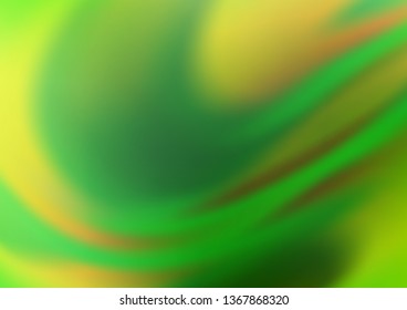Light Green vector bokeh template. Creative illustration in halftone style with gradient. The elegant pattern for brand book.