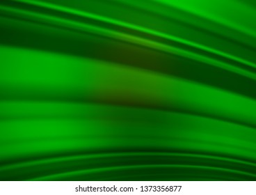 Light Green vector bokeh template. Creative illustration in halftone style with gradient. A completely new template for your design.
