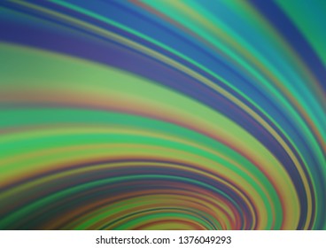 Light Green vector bokeh template. Glitter abstract illustration with an elegant design. A completely new design for your business.