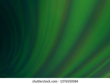 Light Green vector bokeh template. Colorful illustration in abstract style with gradient. A new texture for your design.