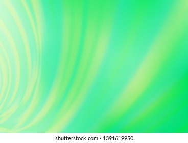 Light Green vector bokeh template. A completely new color illustration in a bokeh style. The background for your creative designs.