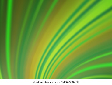 Light Green vector bokeh template. Glitter abstract illustration with an elegant design. Brand new style for your business design.
