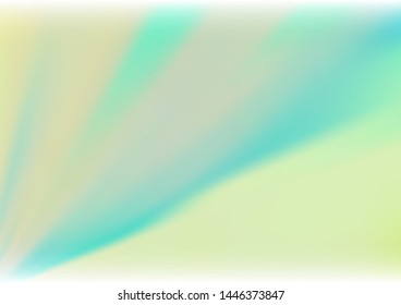 Light Green vector bokeh template. An elegant bright illustration with gradient. A completely new design for your business.