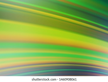 Light Green vector bokeh template. Colorful illustration in blurry style with gradient. A completely new template for your design.