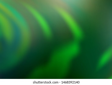 Light Green vector bokeh template. Colorful illustration in blurry style with gradient. The template for backgrounds of cell phones.