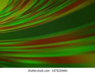 Light Green vector bokeh template. Colorful illustration in abstract style with gradient. A completely new design for your business.