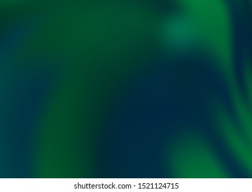 Light Green vector bokeh template. An elegant bright illustration with gradient. The template can be used for your brand book.
