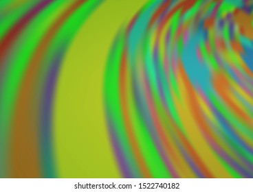 Light Green vector bokeh template. A vague abstract illustration with gradient. A completely new template for your design.