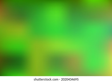 Plantilla de bokeh vectorial de color verde claro. Ilustración abstracta colorida con gradiente. Nuevo diseño para su negocio.