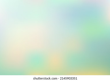 Light Green vector bokeh template. Colorful abstract illustration with gradient. Sample for your creative designs.