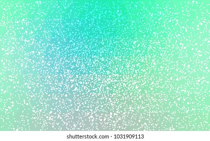 Light Green vector christmas polygon background. Low poly Illustration consisting of triangles with snowflakes. Texture background of New Year celebration.