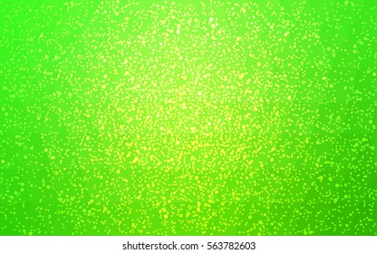 Light Green vector christmas polygon background. Low poly Illustration consisting of triangles with snowflakes. Texture, seamless background of New Year celebration.