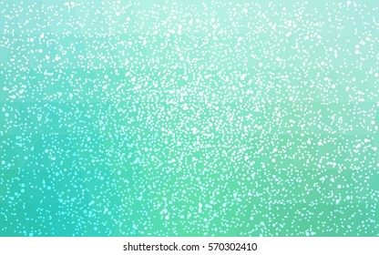Light Green vector christmas postcard low polygon background. Illustration consisting of triangles. Abstract triangular polygonal origami or crystal design of New Year celebration.