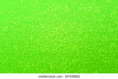 Light Green vector christmas postcard low polygon background. Illustration consisting of triangles. Abstract triangular polygonal origami or crystal design of New Year celebration.