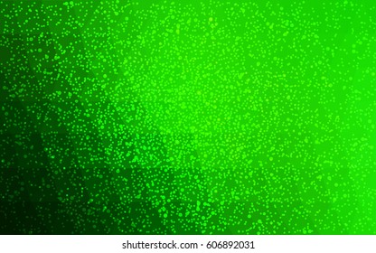 Light Green vector christmas postcard low polygon background. Illustration consisting of triangles. Abstract triangular polygonal origami or crystal design of New Year celebration.