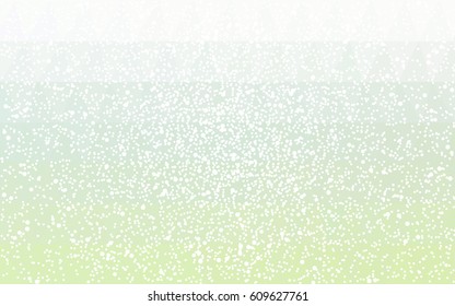 Light green vector christmas postcard low polygon background. Illustration consisting of triangles. Abstract triangular polygonal origami or crystal design of New Year celebration.