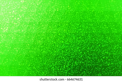 Light Green vector christmas postcard low polygon background. Illustration consisting of triangles. Abstract triangular polygonal origami or crystal design of New Year celebration.