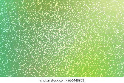 Light Green vector christmas postcard low polygon background. Illustration consisting of triangles. Abstract triangular polygonal origami or crystal design of New Year celebration.