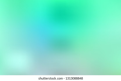 Light Green vector colorful abstract texture. A completely new colored illustration in blur style. The best blurred design for your business.