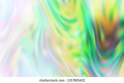 Light Green vector colorful abstract background. A completely new colored illustration in blur style. New style design for your brand book.