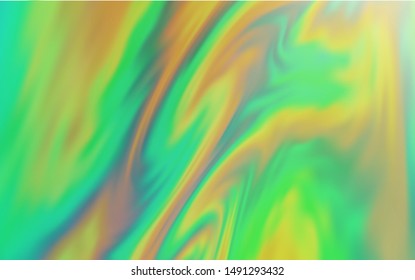 Light Green vector colorful abstract texture. A completely new colored illustration in blur style. Completely new design for your business.