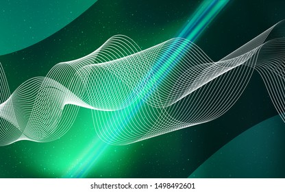 Light Green vector colorful abstract texture. Shining colored illustration in smart style. Blurred design for your web site.
