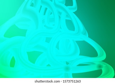 Light Green vector colorful abstract background. Glitter abstract illustration with gradient design. Elegant background for a brand book.