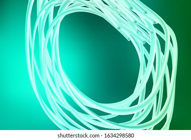 Light Green vector colorful abstract background. A completely new colored illustration in blur style. Background for designs.